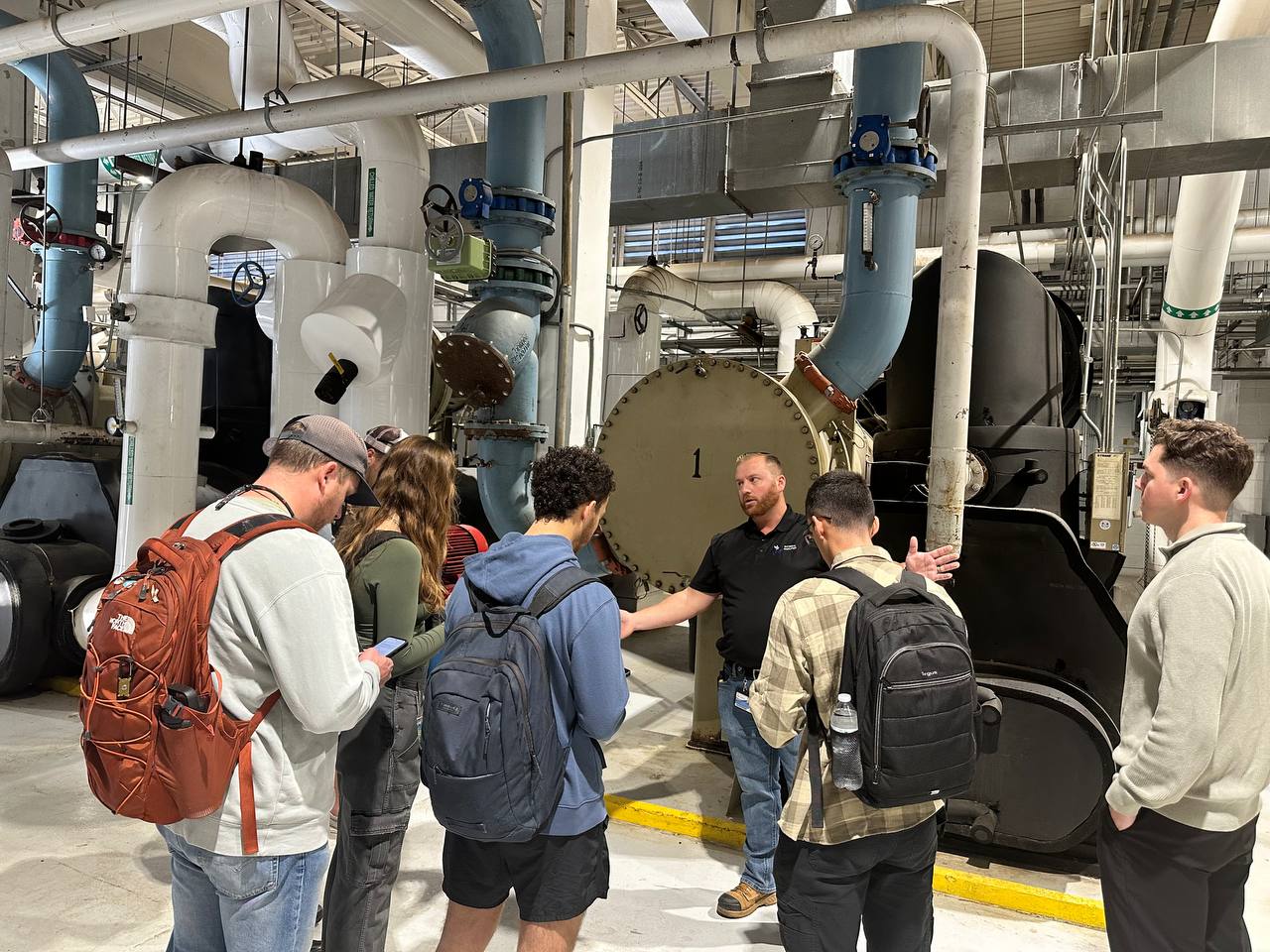 Tour of the mechanical plant at UNF Physical Facilities