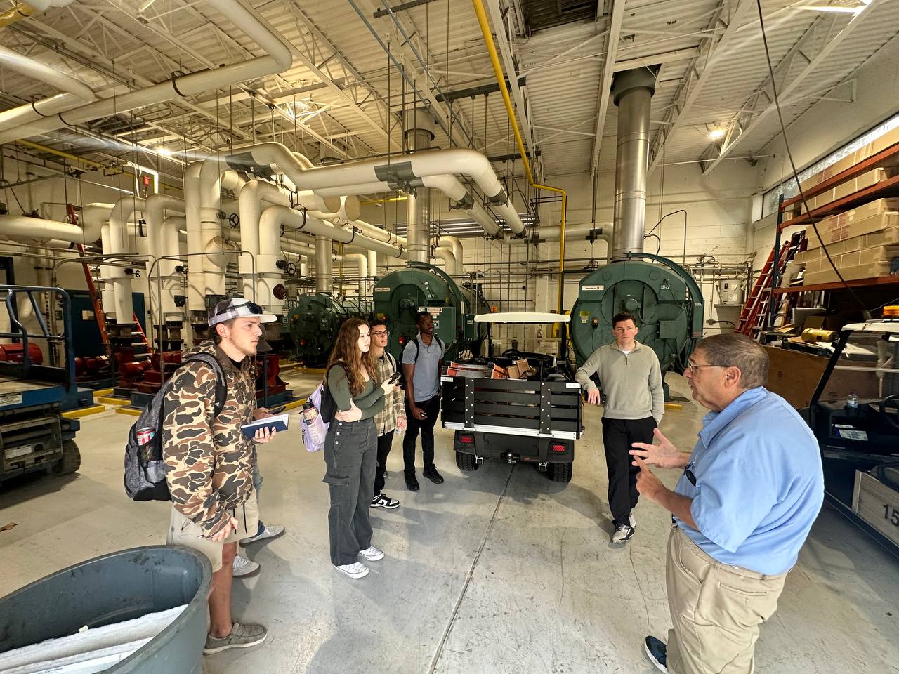Tour of the mechanical plant at UNF Physical Facilities